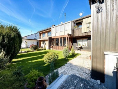 3-Zimmer-Wohnung mit Gartenidylle, Wintergarten und Garagenplatz in Odelzhausen