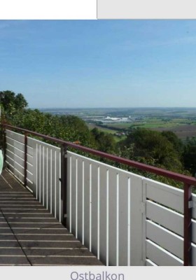 Einzigartige Aussichtslage auf dem "Balkon Hohenlohes"!