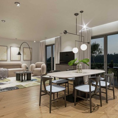 Dachau : Moderne Maisonette im Stadthausstil – Wohnen auf drei Ebenen mit Hauscharakter