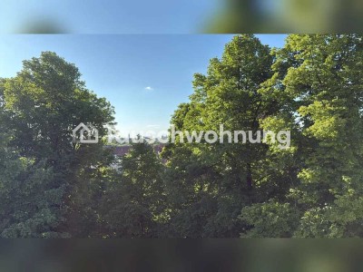 Tauschwohnung: 1-Zimmer Wohnung mit riesigem Balkon am Kolumbusplatz