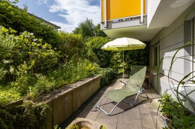 Gartenliebhaber aufgepasst: 3 Zimmer Wohnung mit sonniger West-Terrasse, Garten & Gartenhaus