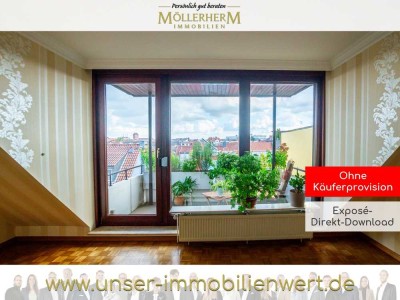 Gemütliche 3-Zimmer-Dachgeschoss-Wohnung mit Loggia und Aufzug in zentraler Lage in Findorff