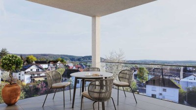 Modernes Wohnen mit Fernblick – Exklusive 3-Zimmer-Wohnung mit Loggia