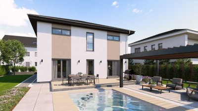 Exklusive Stadtvilla im Herzen des Neubaugebiets von Lachen-Speyerdorf