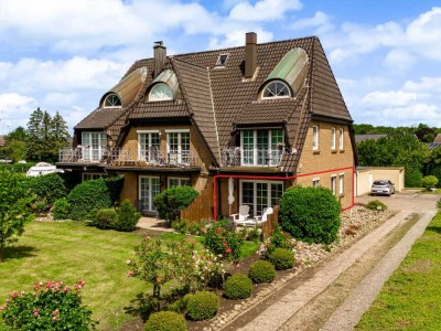 Erdgeschosswohnung mit Terrasse am Elbdeich