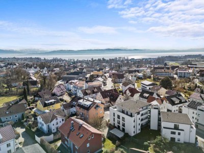 Exklusives 4,5-Zimmer-Penthouse in Kressbronn am Bodensee mit See- und Bergsicht.