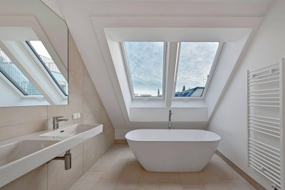 Dachgeschoss Maisonette I 3 ZI und Dachterrasse I nahe der Alten Donau