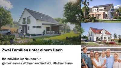 Zwei Familien unter einem Dach: Ihr Neubau für gemeinsames Wohnen und individuelle Freiräume