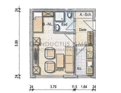 Apartment zwischen HRW und Uni Duisburg mit EBK
