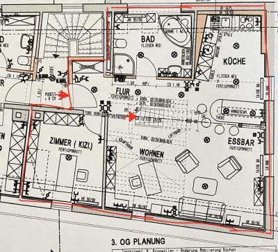 2,5-Raum-Wohnung mit Küche über den Dächer von Schwäbisch Hall