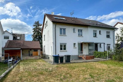 SANIERUNGSBEDÜRFTIGE DHH MIT GROßEM GARTEN UND GARAGE IN METZINGEN!