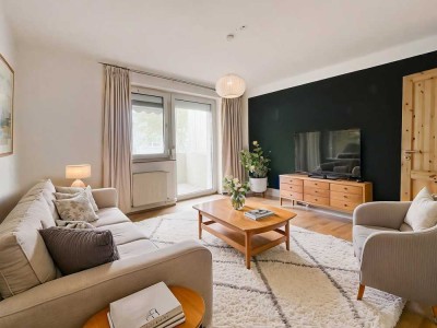 SCHWIND IMMOBILIEN - schöne 4-Zimmerwohnung mit Balkon und 2 Stellplätzen im beliebten Woogsviertel