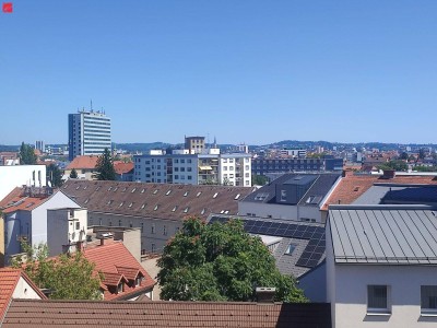 Wohnen über den Dächern von Graz (WG geeignet)!