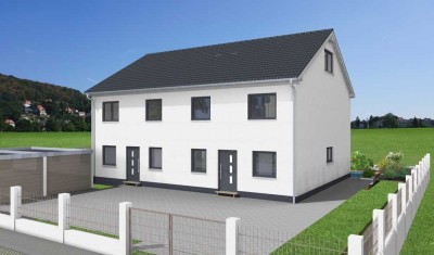 Grundstückspreis (anteilig) + 1 Haushälfte inkl. / Grundriss variabel