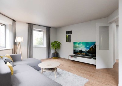 ERSTBEZUG nach Kernsanierung von PRIVAT - 3,5-Zimmer-Whg mit FBH,  EBK,  Balkon, Top-Lage