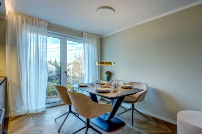 QQI: Hochwertiges City-Apartment im Innenhof- 2 Zimmer mit Balkon