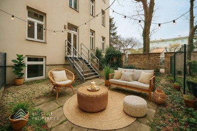Helle 2-Zimmer Gartenwohnung mit bester Anbindung zum Stephansplatz