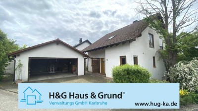 FREI! Freistehendes EFH mit Garten, Doppelgarage und Sauna in Ortsrandlage von Singen