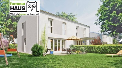 Provisionsfreie Doppelhaushälfte mit 162 m² Nutzfläche, Terrasse und Sonnengarten samt 2 Parkplätzen