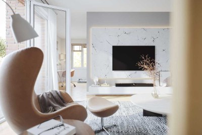 Stil trifft Nachhaltigkeit – KfW 40 Neubauwohnung in Schlossparknähe!