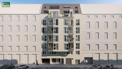 Gartenmaisonette im Erstbezug AUFLEEBEN - Küche inkl., Lage in ruhiger Seitengasse beim Paltramplatz – Ideal für Anleger! PROVISIONSFREI!