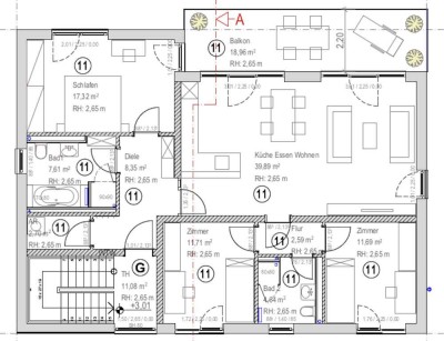 Wohneinheit 11 / 4-Raum Wohnung zu verkaufen