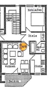 73249 Wernau: 2-Zi-Wohnung / saniert / hell /  Balkon / 2.OG / Garage / neue Böden + neue EBK