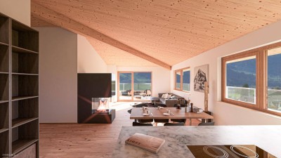 Massivholzbau "Lebensraum Waidach" Piesendorf Haus A