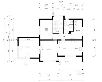 Von Privat - Sehr ruhige und sonnige 3/4 Zim. EG Whg. ca. 110 qm Wfl. ,Südgarten