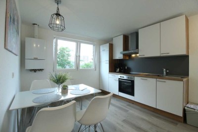 Möbilierte Wohnung über den Dächern von Hilden