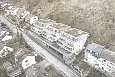 Preisreduzierung! KFW 55 Effizienzhaus: 3-4-Zi-Wohnung, 3 TG und Carportstellplätze