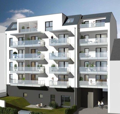 Garconniere in LInz/Urfahr mit Loggia (wohnbaugefördert)