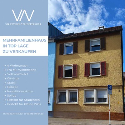 Zentrales Mehrfamilienhaus in Heilbronn - solide Rendite in Toplage
