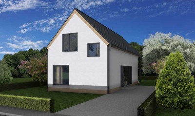 PELL HAUS, versch. Größen, auch auf vorh. Grundstück, Massiv- oder Holzbauweise,  70 QM, ab: