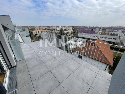 Zwei Dachterrassen, Kühlung &amp; 2 Monate mietfrei: attraktive 3-Zimmer-DG-Wohnung