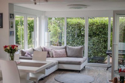 Helle 3,5-Zi.-EG-Whg. mit Wintergarten, Terrasse und Garten in ruhiger Toplage Buckenberg
