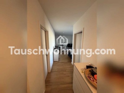 Tauschwohnung: Neubauwohnung mitgroßem Balkon