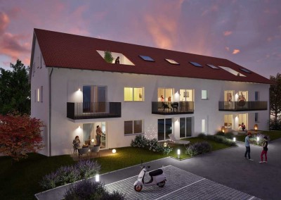 1-Zimmerwohnung Nr. 05, KfW 40 QNG zinsgünstige Darlehen und Steuervorteile.