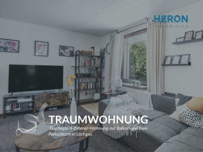 TRAUMWOHNUNG - Gepflegte 4-Zimmer-Wohnung mit Balkon und zwei Parkplätzen in Löchgau
