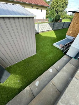 Neuwertige 3-Zimmer-EG-Wohnung mit großer Terrasse/Garten und Einbauküche in Bürstadt