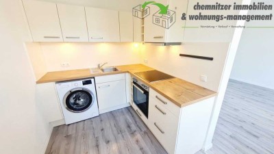 Hochwertig sanierte 2-Raum-Wohnung mit Einbauküche & Balkon in Schloßchemnitz