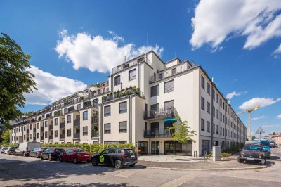 MAIER - Neues Sendling: 1-Zi-Appartement mit EBK, Südterrasse, Aufzug ,TG,U-Bahnlage!