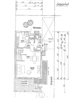 5-Zimmer-Wohnung in Feldrandnähe mit Terrasse und Wintergarten in 74889 Sinsheim