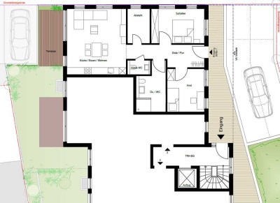 Zentrale, hochwertige 3,5 Zimmer Neubauwohnung in Bernhausen