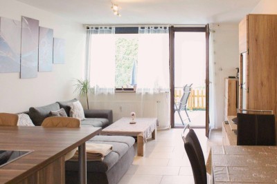 Sanierte 2-Zi.-Whg. zentrumsnah mit Südterrasse und Duplex-Stellplatz