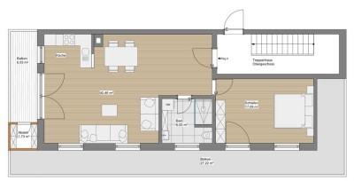 Exklusive 2-Zimmer-Wohnung mit Balkon und EBK in Tegernsee