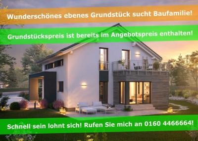 ++ Einfamilienhaus mit Eigenleistung beim Innenausbau inkl. realem GRUNDSTÜCK sucht Baufamilie! ++