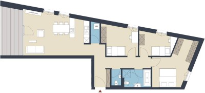 4-Zimmer-Wohnung mit Balkon zu verkaufen (Top 05)