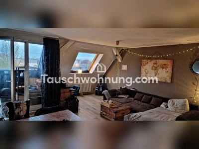 Tauschwohnung: 3-Zimmer DG mit Dachterasse und tollem Schnitt