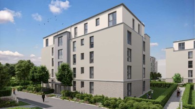 Komfort trifft Stil: 2 Zi. mit Balkon im Landwehr Quartier (KfW55)